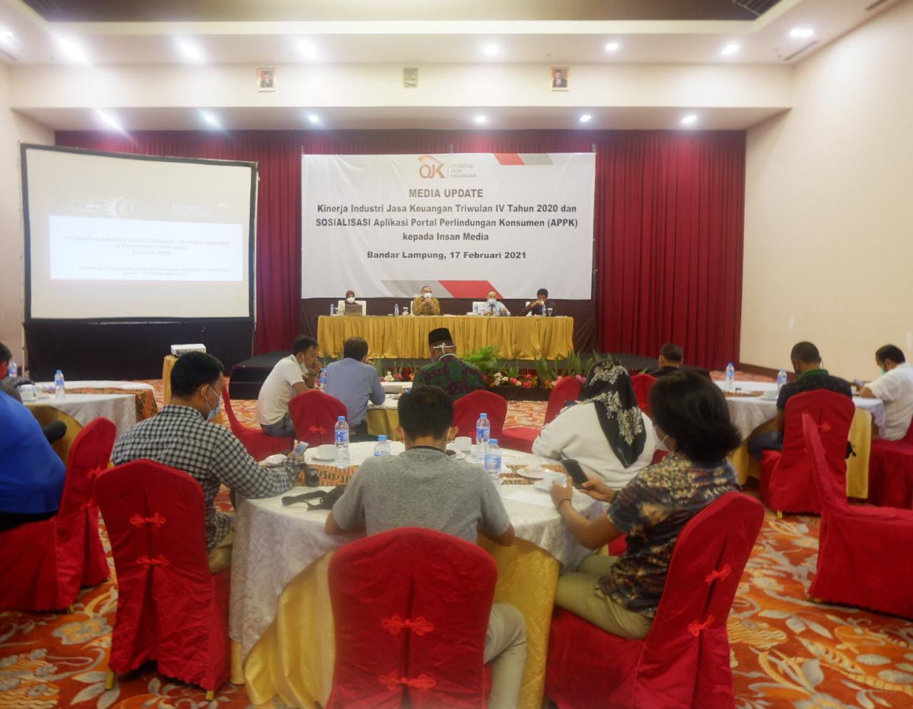 OJK Optimis Industri Jasa Keuangan di Lampung Membaik di Tahun 2021