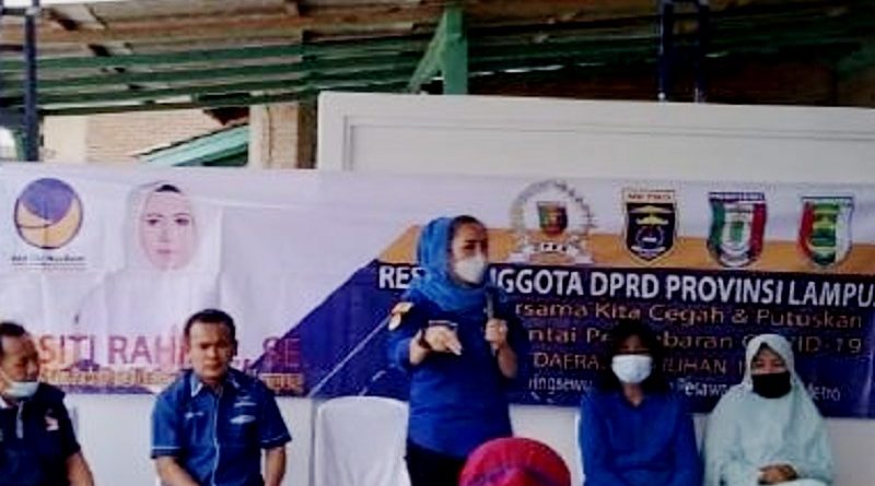 Anggota DPRD Lampung Siti Rahma Reses di Pekon Pardasuka