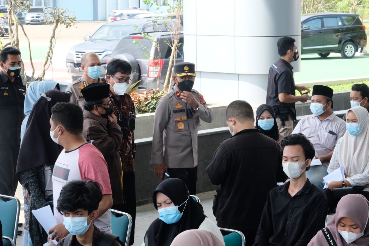 Kebut Percepatan Vaksinasi, Polda Lampung Siapkan 3000 Dosis Vaksin di UIN