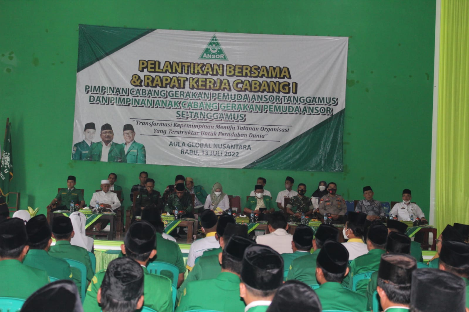 Kader PC Dan PAC GP Ansor Tanggamus Resmi Dilantik