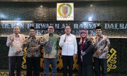 Mingrum Gumay Menerima Kunjungan Silatuhami Pimpinan BAZNAS Lampung