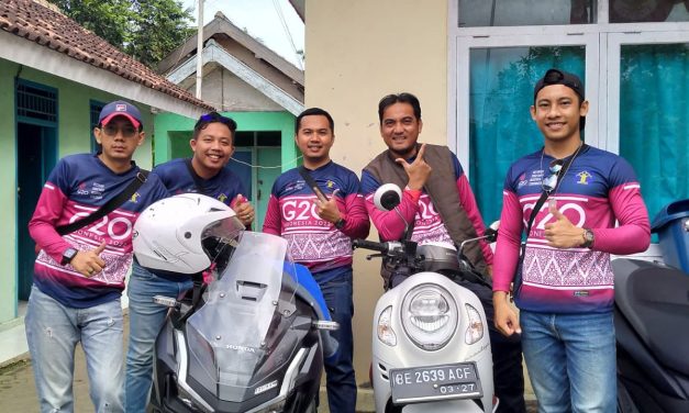 Sukseskan KTT G20 yang Semakin Dekat, Lapas Kotaagung Ikuti Touring Bersama Kanwil Kemenkumham Lampung