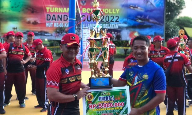 Turnamen Bola Voly Dandim Cup Resmi ditutup