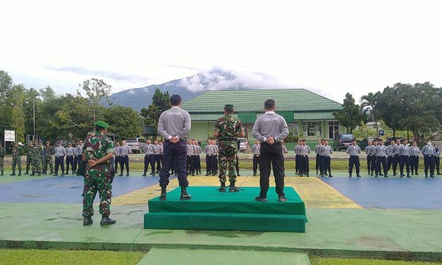 Semakin Disiplin dan Kompak Bersama Kodim 0424 Tanggamus, Lapas Kotaagung Gelar Kegiatan FMD