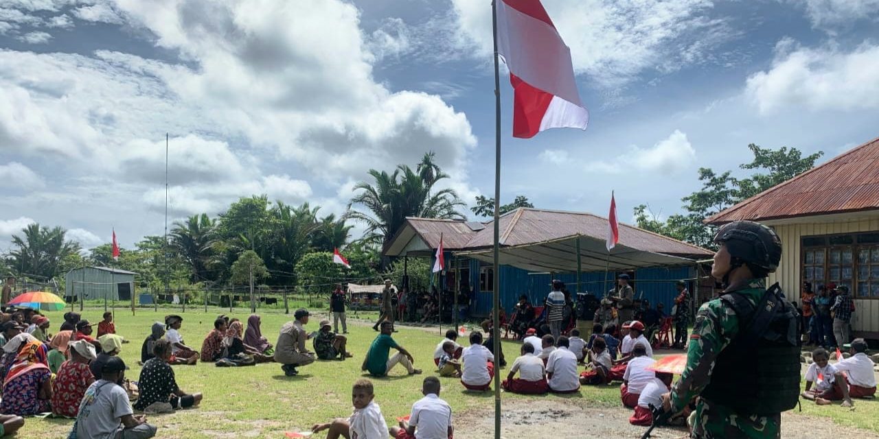 Kolaborasi Satgas Yonif 143/TWEJ Dan Damai Cartenz Lakukan Ini