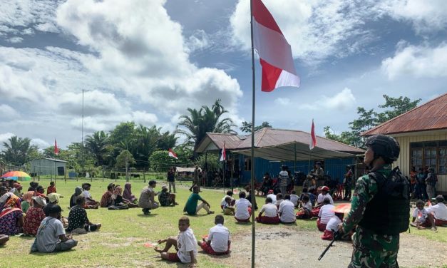 Kolaborasi Satgas Yonif 143/TWEJ Dan Damai Cartenz Lakukan Ini