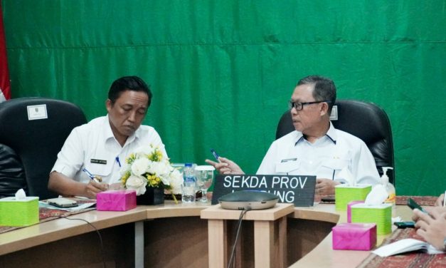 Sekdaprov Fahrizal Darminto Ikuti Webinar Dalam Rangka Mendukung Sukses Penyelenggaraan Pemilu Serentak 2024