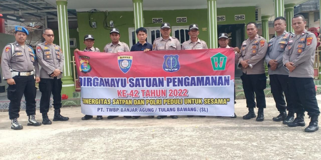 Satbinmas Polres Tulang Bawang Bersama Satpam Gelar Baksos di Tempat Ibadah, Ini Tujuannya