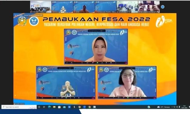 FESA 2023 Resmi Dibuka Kasau, Danlanud BNY dan Ketua Yasarini Pengurus Cabang Lanud BNY Ikuti Pembukaan Melalui Virtual