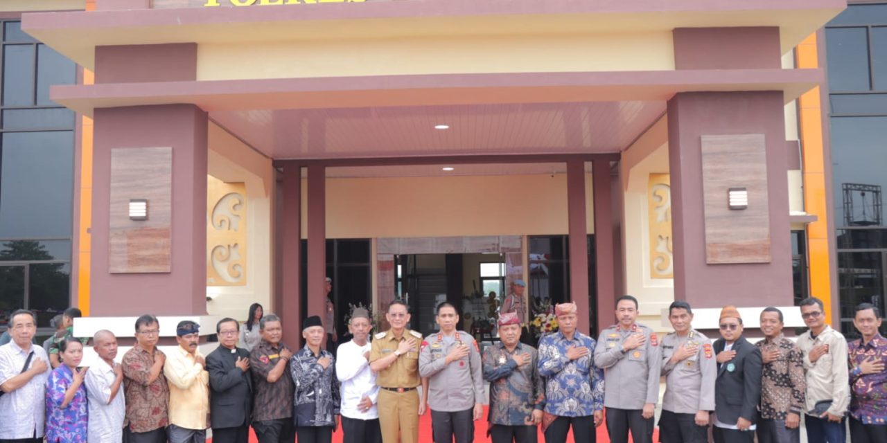 Kapolda Lampung resmikan gedung Mapolres Pringsewu