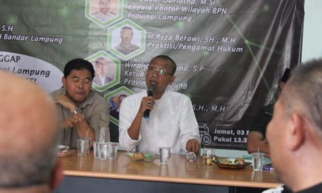 Wahrul Fauzi Silalahi Anggota Komisi I DPRD Provinsi Lampung Jadi Narasumber Diskusi KAHMI Soal Sengketa Tanah