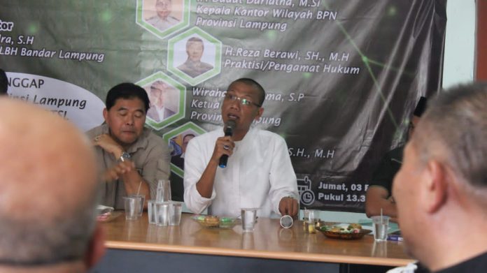 Wahrul Fauzi Silalahi Anggota Komisi I DPRD Provinsi Lampung Jadi Narasumber Diskusi KAHMI Soal Sengketa Tanah