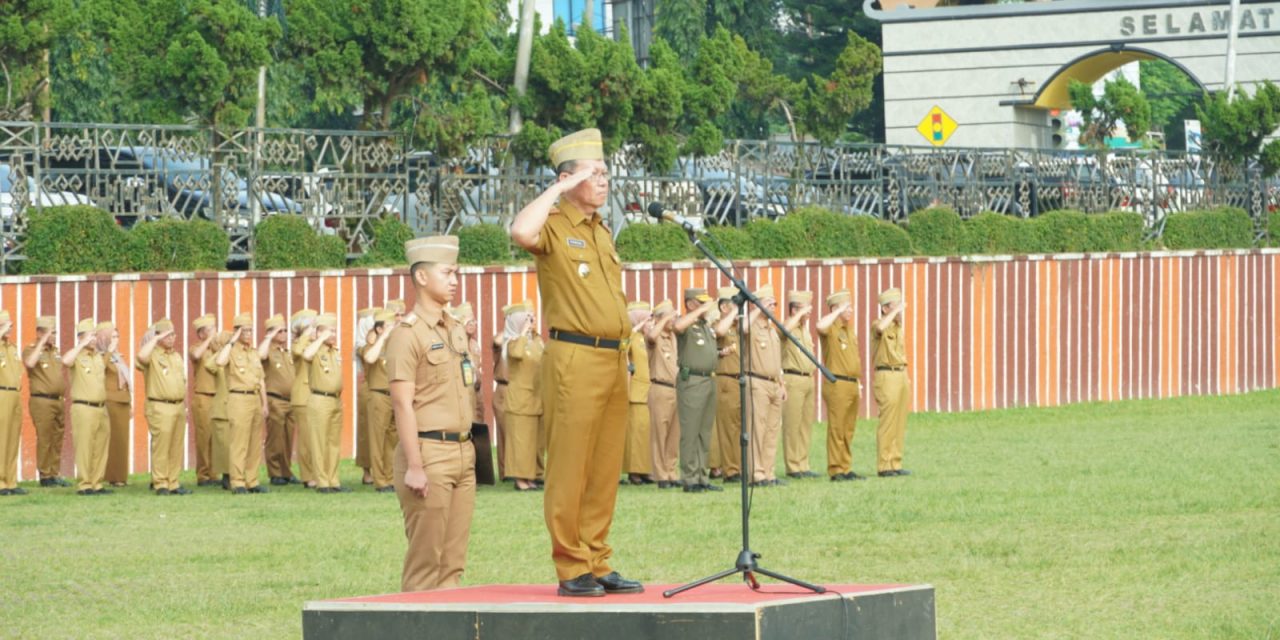 Menjadi Inspektur Upacara Gabungan Forkopimda, Sekdaprov Sampaikan Enam Kebijakan yang Akan Dilaksanakan Pemprov Lampung Tahun 2023