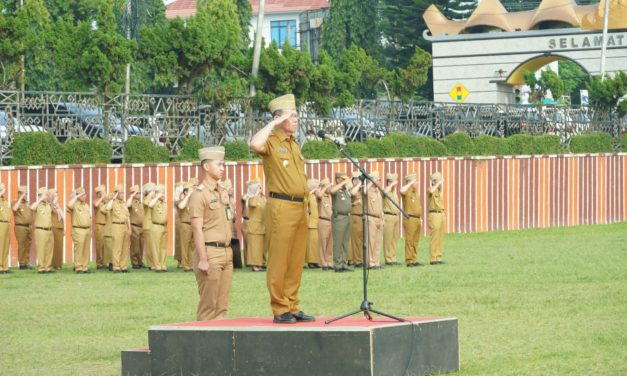 Menjadi Inspektur Upacara Gabungan Forkopimda, Sekdaprov Sampaikan Enam Kebijakan yang Akan Dilaksanakan Pemprov Lampung Tahun 2023