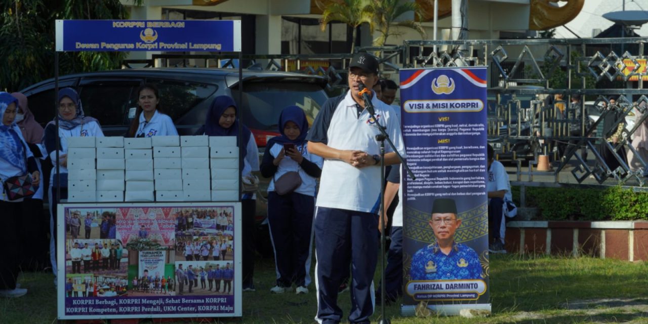 Dewan Pengurus Korpri Lampung Melaksanakan Kegiatan Korpri Berbagi