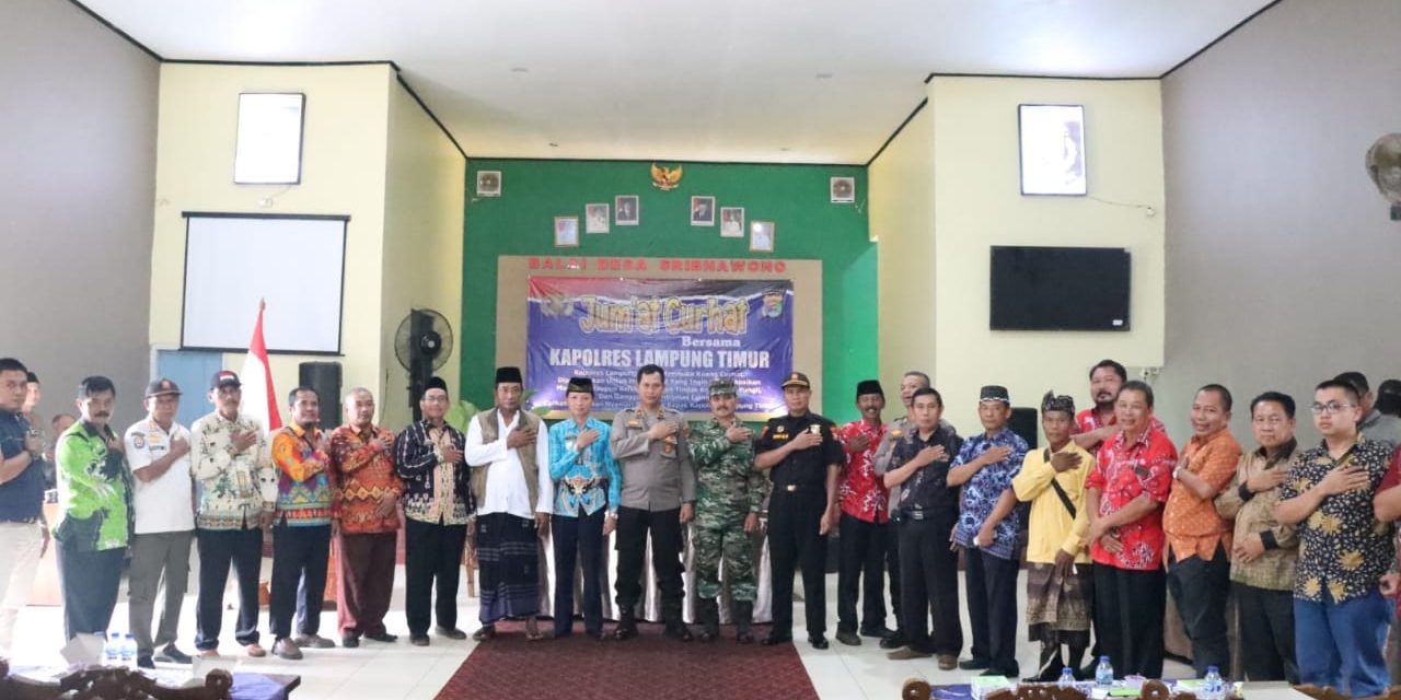 Jum’at Curhat, Program Polres Lamtim Bertujuan Dengarkan Keluhan Masyarakat