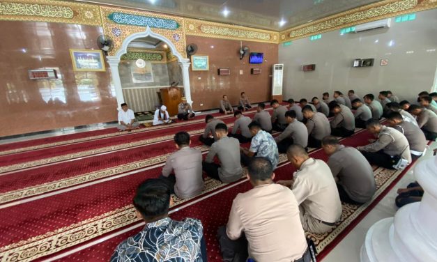 Tingkatkan Iman Dan Karakter Personil, Polresta Bandar Lampung Rutin Gelar Binrohtal