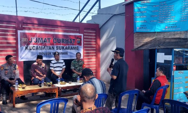 Polsek Sukarame Laksanakan Kegiatan Jumat Curhat Di Kelurahan Way Dadi