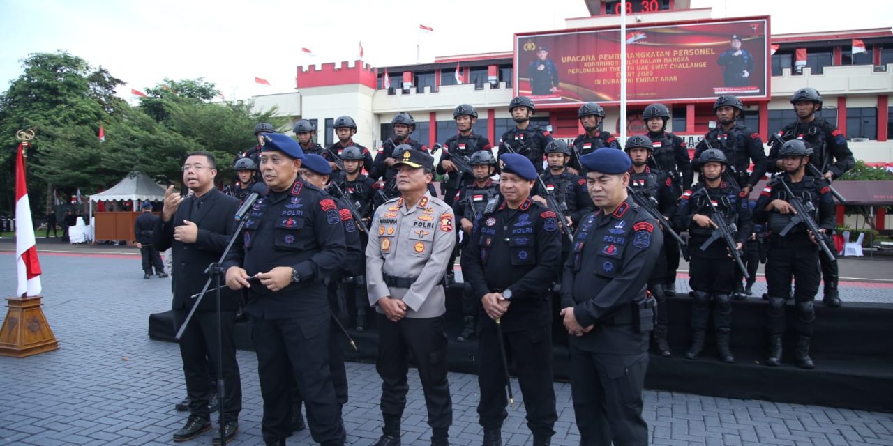 Polri Kirim Personel Terbaik Ikuti UAE SWAT Challenge di Dubai