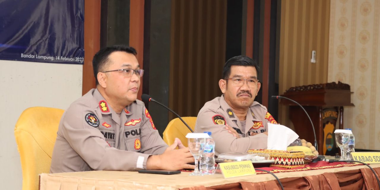 Polresta Bandar Lampung Gelar Pelatihan Peningkatan Kemampuan Jurnalistik