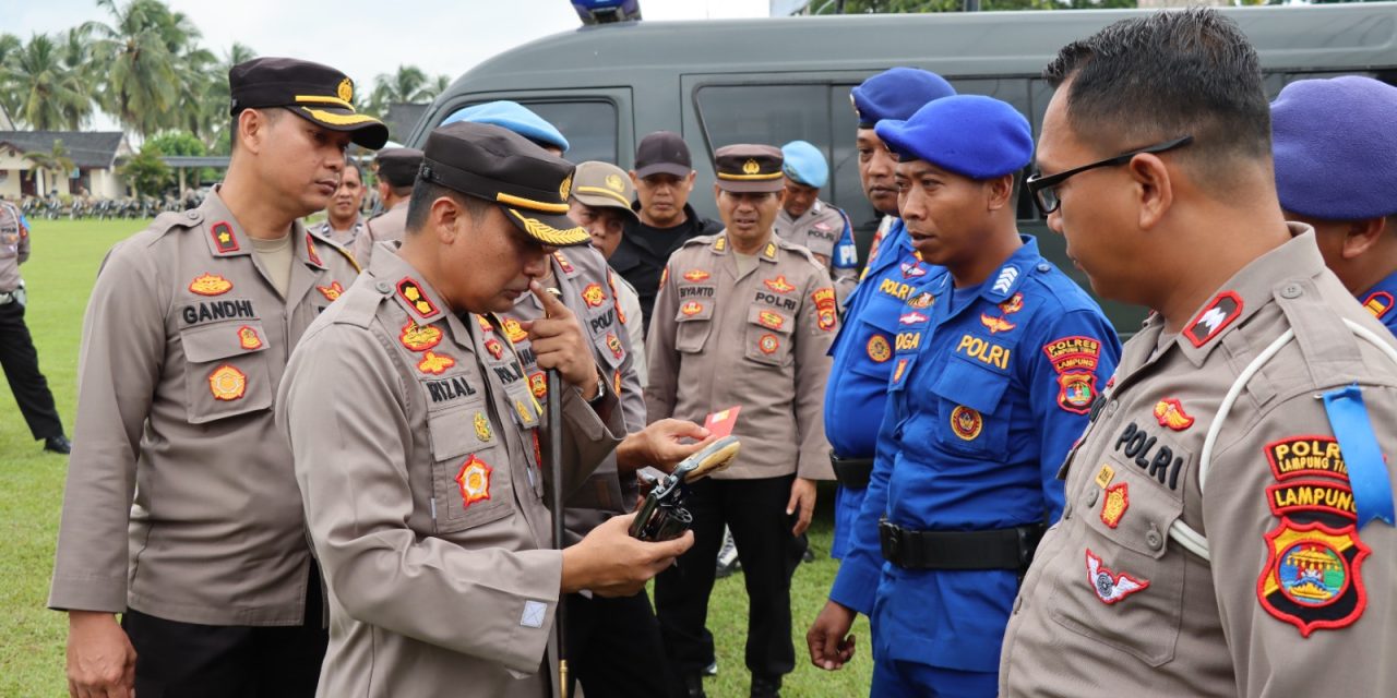 3 Hari Menjabat, Kapolres Lamtim Cek Randis Dan Senpi