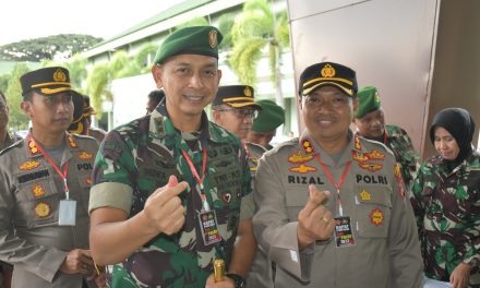 Hadiri Rapim TNI-Polri 2023, Kapolres Lamtim dan Dandim 0429/Lamtim Akan Pererat Sinergitas