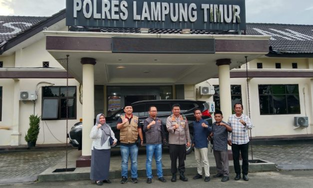 Jelang Tahun Politik, Ketua KPU Lakukan Audensi Dengan Kapolres Lampung Timur
