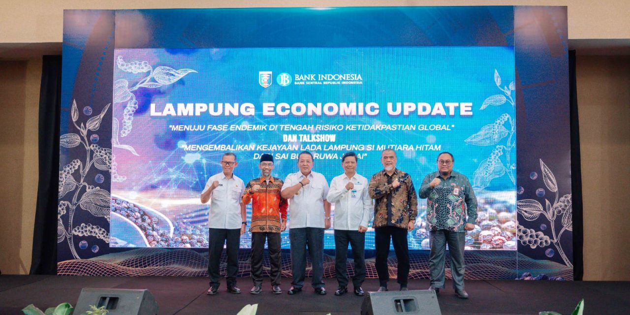 Gubernur Arinal Djunaidi Buka Seminar Lampung Economic Update, Kembalikan Kejayaan Lada Lampung