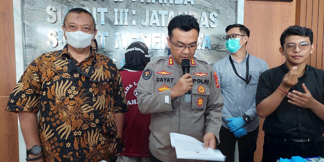 Tega tipu korbannya hingga ratusan juta Rupiah, YS, wanita asal Sleman, Calo tes masuk Polisi, diamankan Polda Lampung