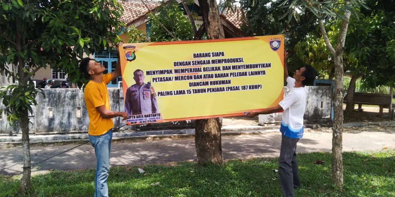 Melalui Bhabinkamtibmas, Polres Metro Sebar Himbauan Larangan Petasan