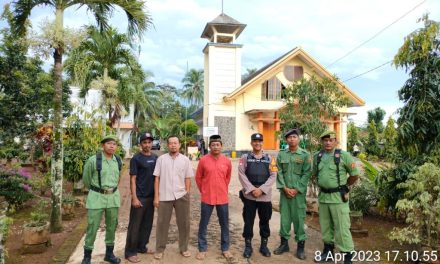 Polda Lampung,  Pelaksanaan pengamanan Hari Raya Paskah Th 2023 berjalan aman kondusif