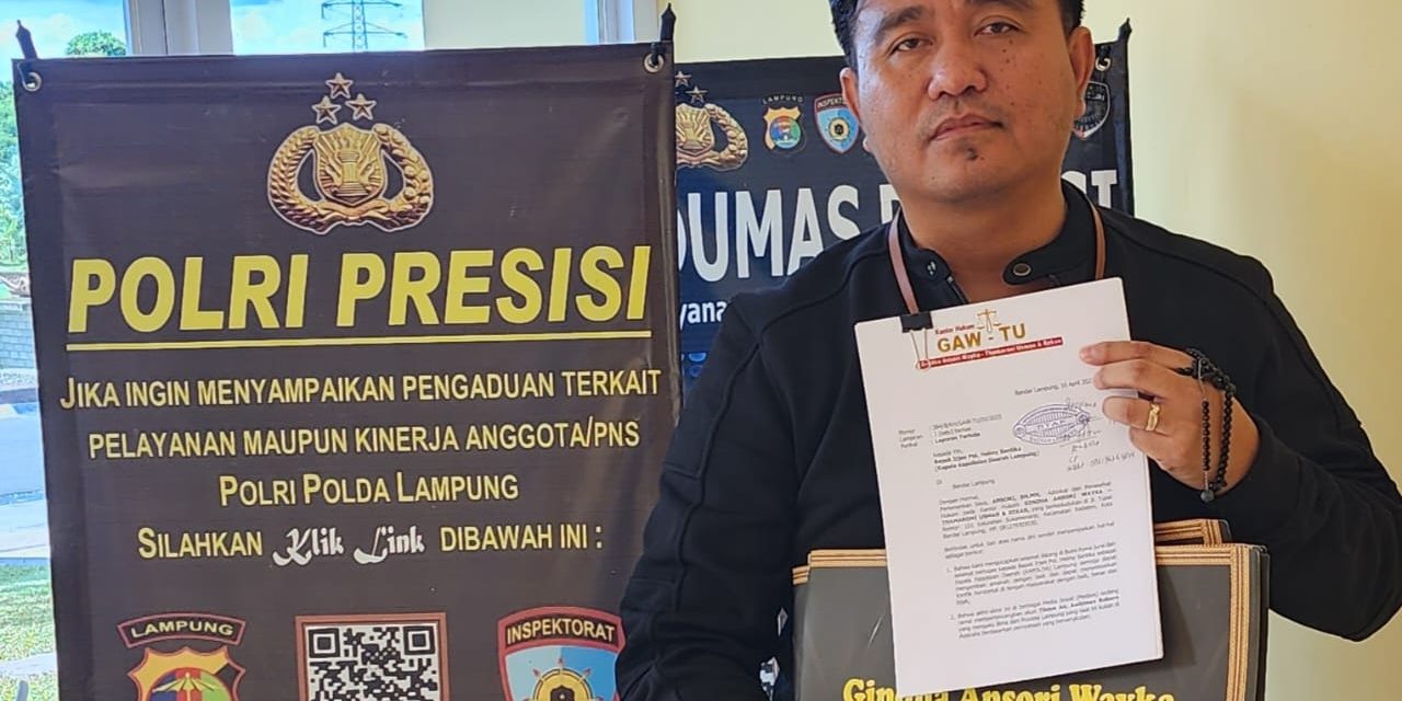 Ansori Laporkan akun TikTok Awbimax Reborn Kepolda Lampung, Ini Penyebabnya