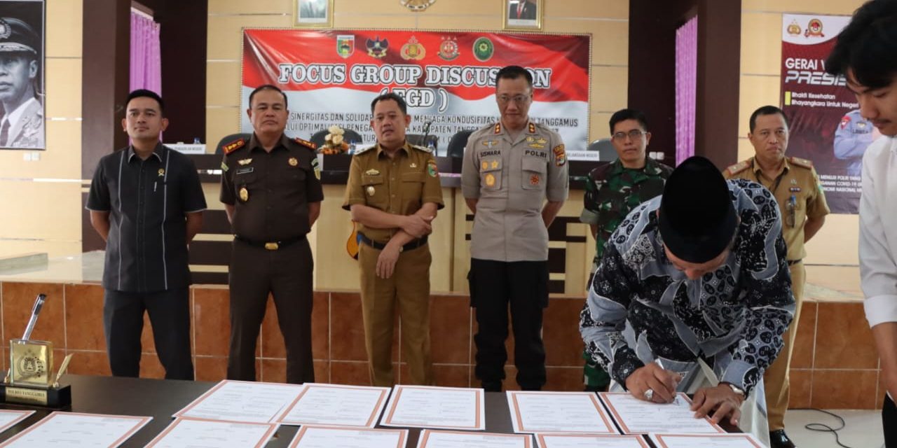 Polres Tanggamus Gelar FGD Optimalisasi Penegakan Perda Hiburan Umum atau Orgen Tunggal