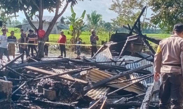 Polsek Wonosobo Identifikasi Kebakaran Kebakaran Rumah di Pekon Srimelati