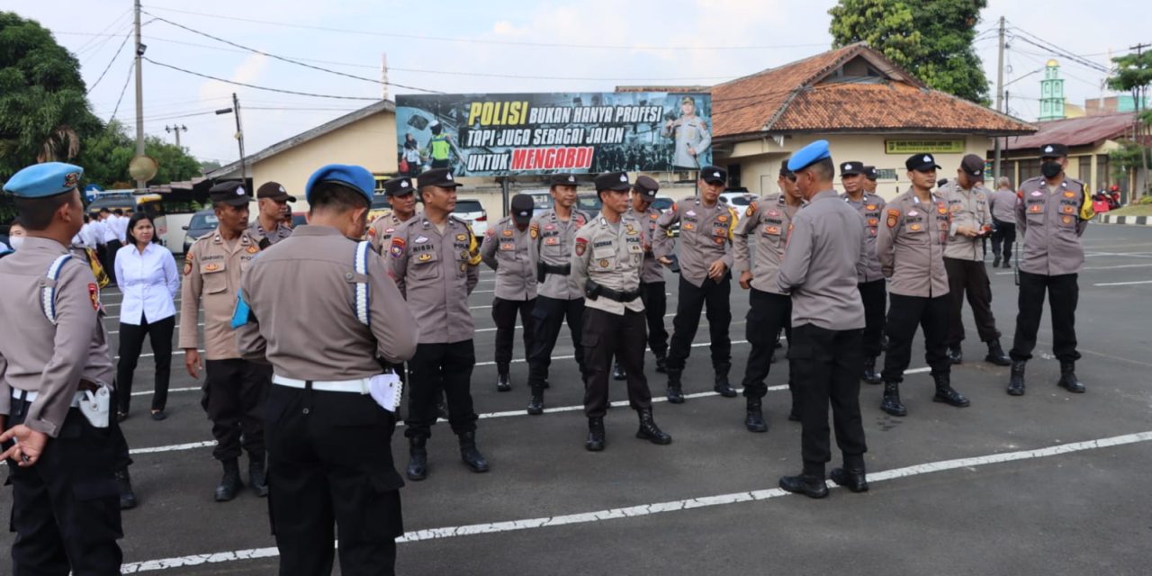 Tingkatkan Disiplin Anggota, Propam Polresta Bandar Lampung Lakukan Gaktiblin