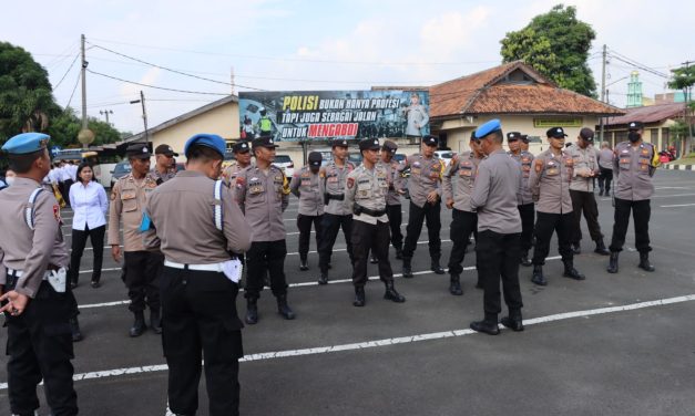 Tingkatkan Disiplin Anggota, Propam Polresta Bandar Lampung Lakukan Gaktiblin