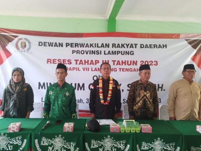 Mingrum Gumay Gelar Reses Tahap III