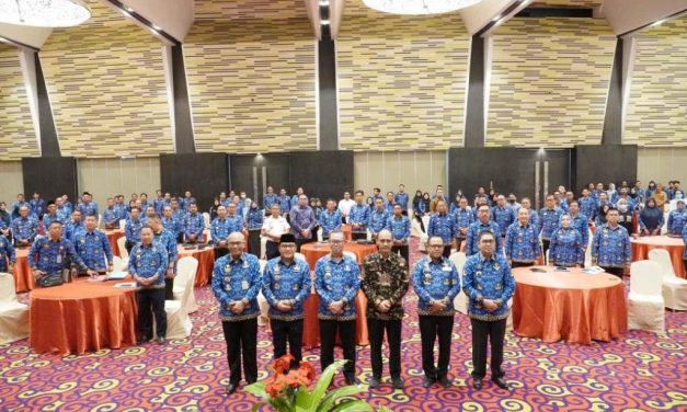 Sekretaris Daerah Provinsi Lampung Buka Rapat Evaluasi Sistem Akuntabilitas Kinerja Instansi Pemerintah (SAKIP) Provinsi Lampung Tahun 2023