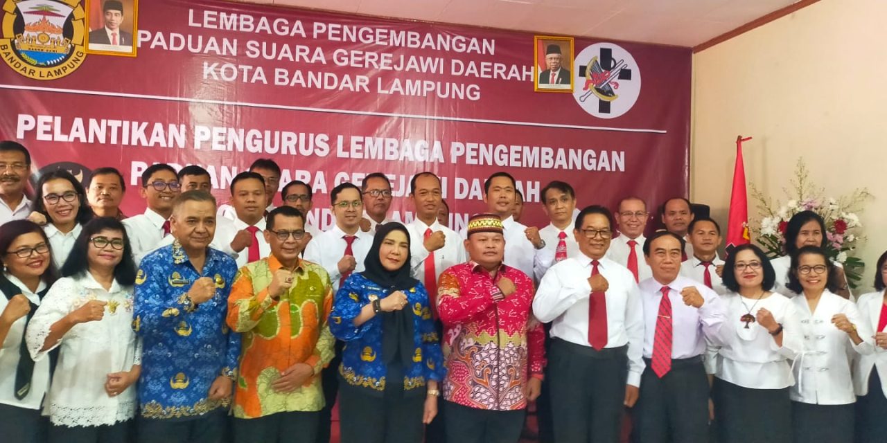 Walikota Bandarlampung Menghadiri Dan Lantik Pengurus LPPD Kota Bandar Lampung