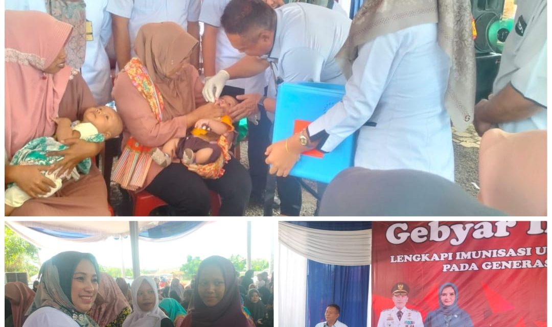 Cegah Resiko Stunting, Pemkab Pesawaran Gelar Gebyar Imunisasi Rotavirus