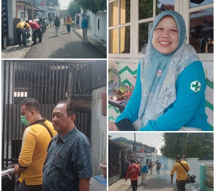 Puskesmas Bersama Lurah Sawah Lama dan Camat TKT Laksanakan Fogging