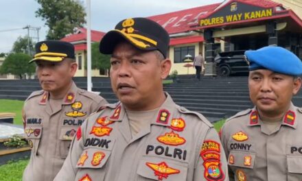Satu Lagi Tahanan Polres Way Kanan yang Melarikan Diri Berhasil Ditangkap